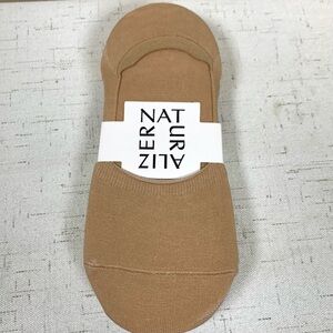 Naturalizer Stay On No Show Cotton Linner Socks Size 6-11 beige/tan 6 Pairs NEW